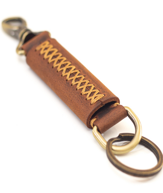 Artus Dikişli Deri Anahtarlık