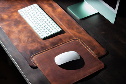 Masa Matı Deri Oyuncu Mouse Pad |/Yazı Masası Altlığı Sümen
