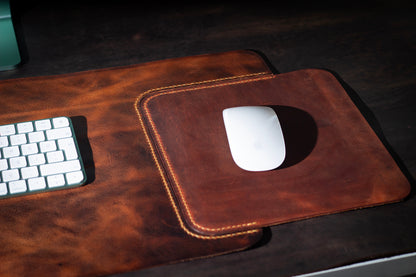 Masa Matı Deri Oyuncu Mouse Pad |/Yazı Masası Altlığı Sümen