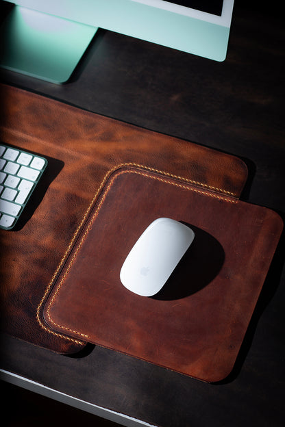 Masa Matı Deri Oyuncu Mouse Pad |/Yazı Masası Altlığı Sümen